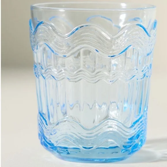 Anthropologie Textured Juice Glasses, Set of 4 - Picture 4 of 4